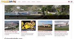 Desktop Screenshot of colombiainfo.org